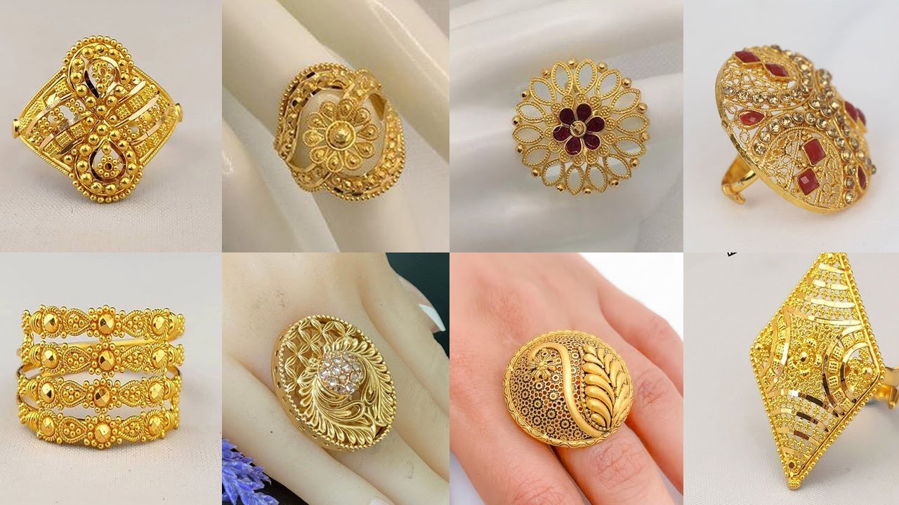 Gold Ring New Designs For Female 2022 Style