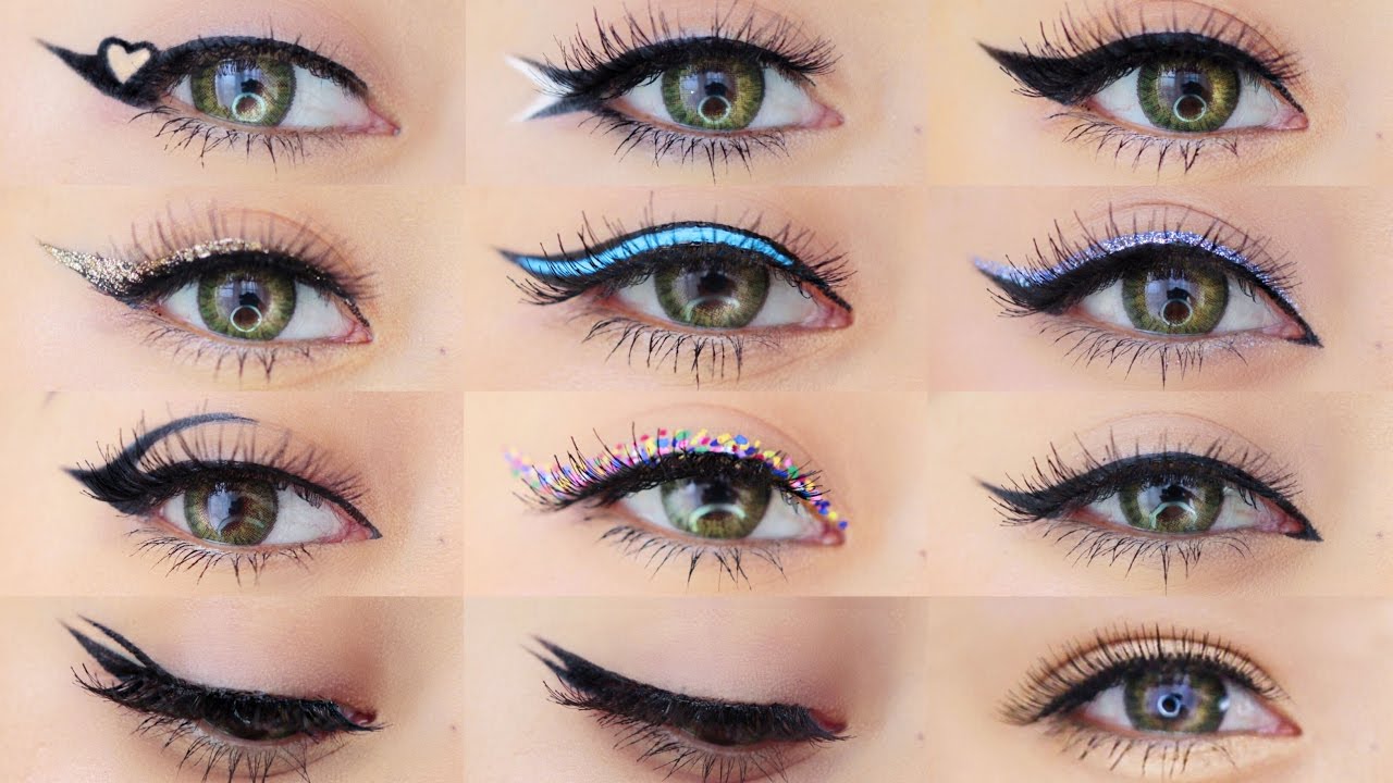 You Should Try These 14 Cool Eyeliner Wearing Styles!