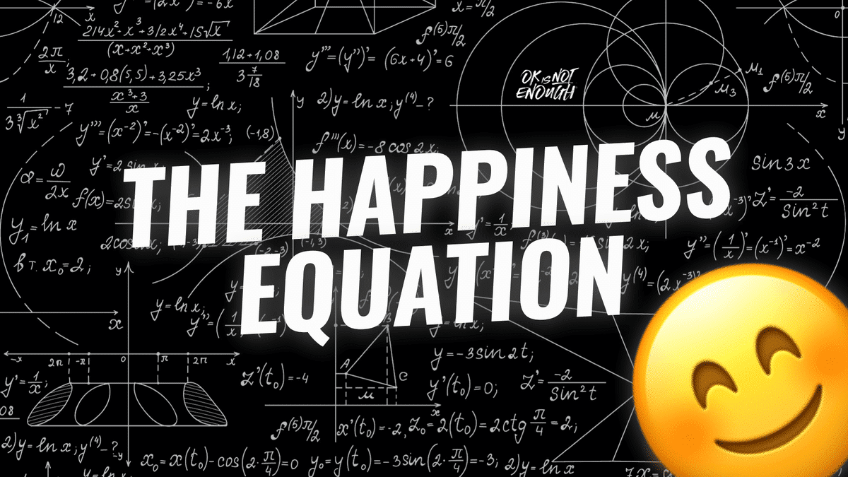 The Happiness Equation: How to Stay Happy Together